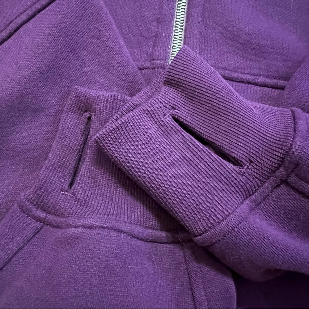 Lululemon scuba oversized full-zip hoodie purple - Picture 5 of 11